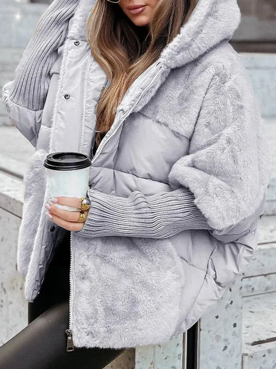 Padded Faux Fur Jacket