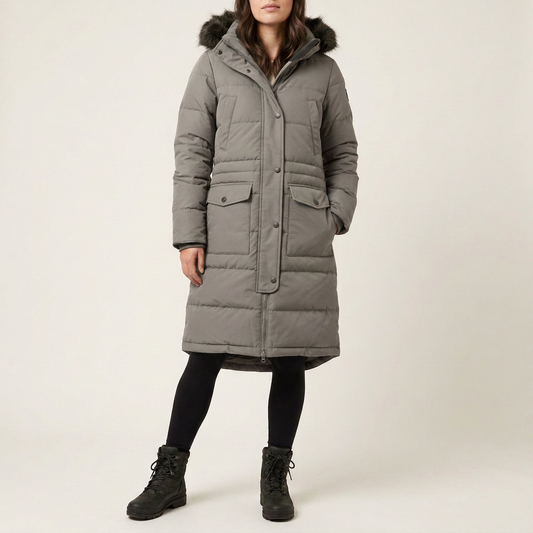 Pine Green Padded Parka Jacket