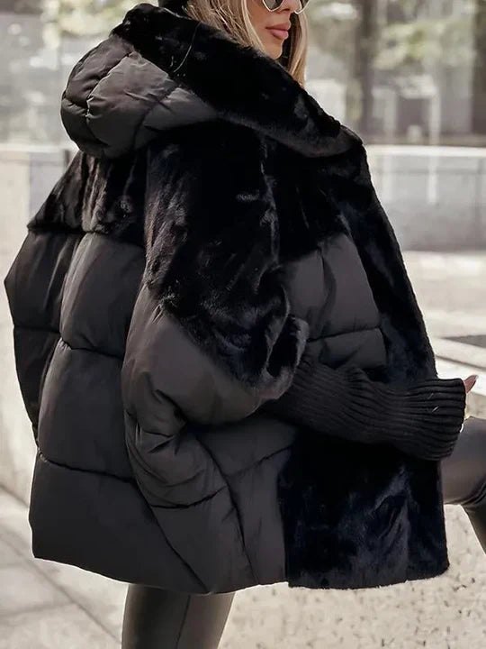 Padded Faux Fur Jacket