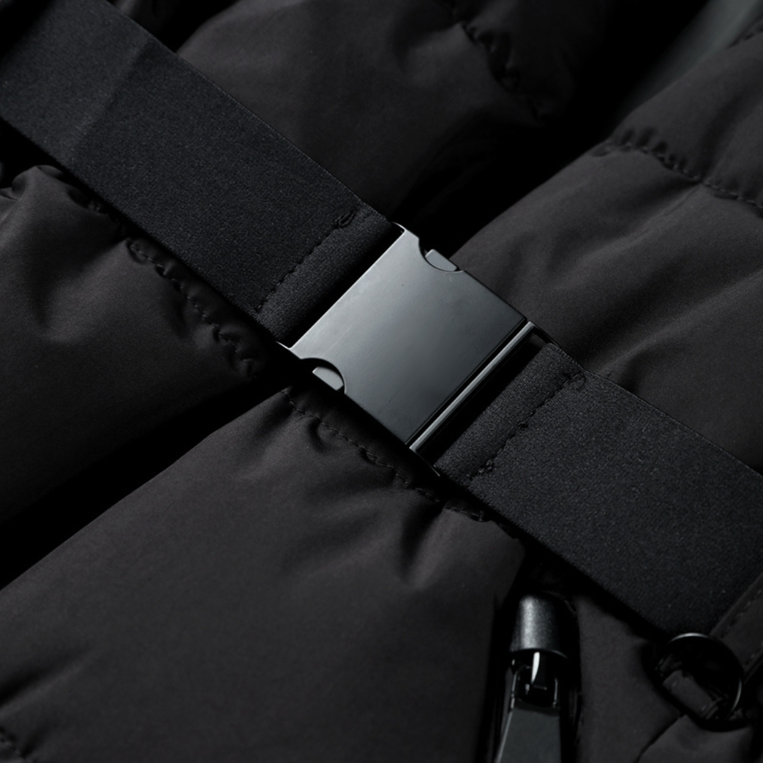 Collared Belted Quilted Jacket