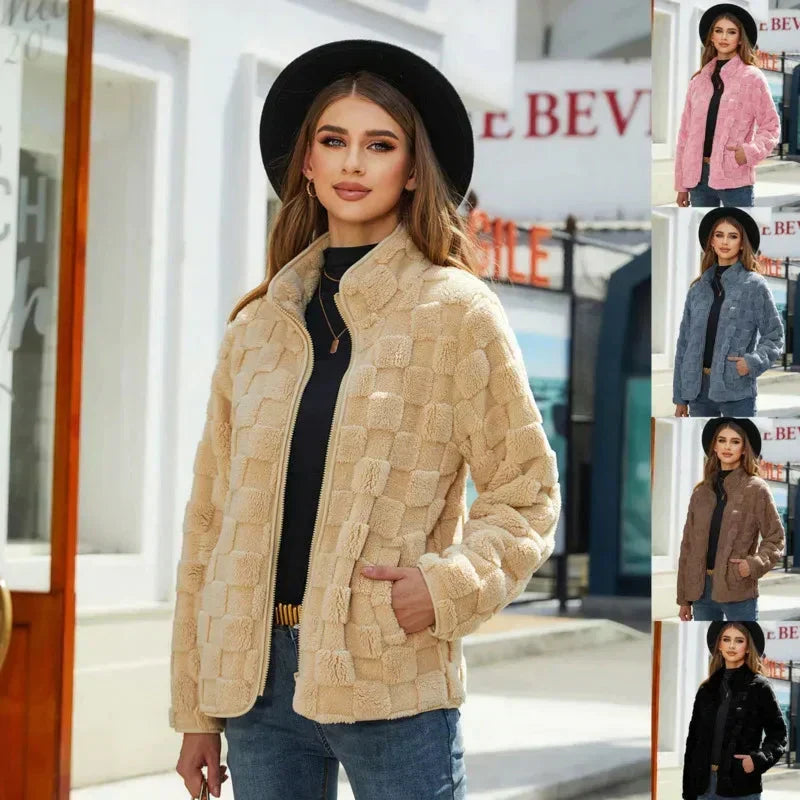 Checkered Padded Jacket