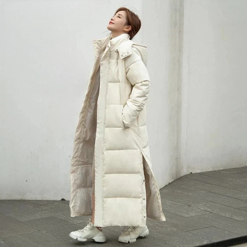 Longline Padded Hooded Jacket