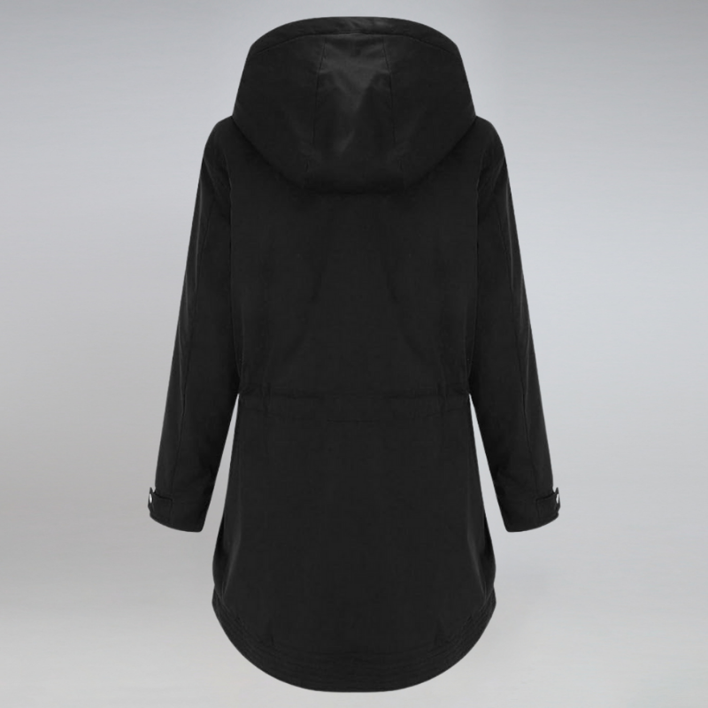 Zip Front Drawstring Parka