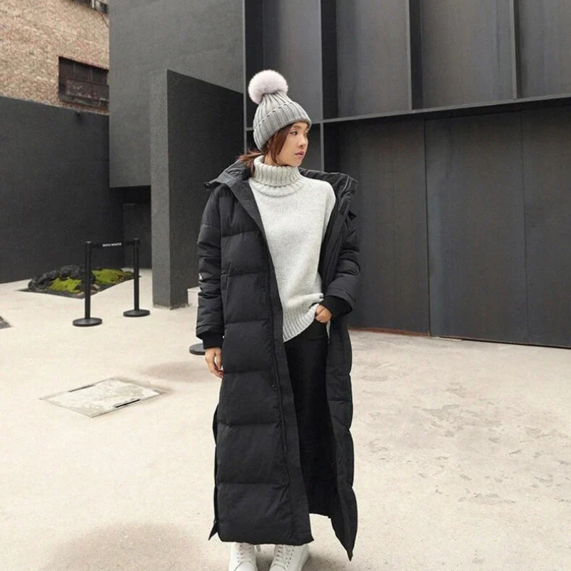 Longline Padded Hooded Jacket