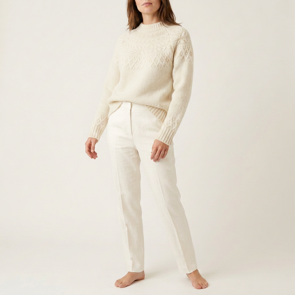 Pine Green Fair Isle Knit Sweater