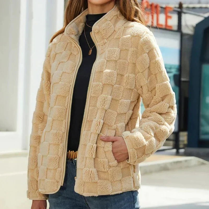 Checkered Padded Jacket