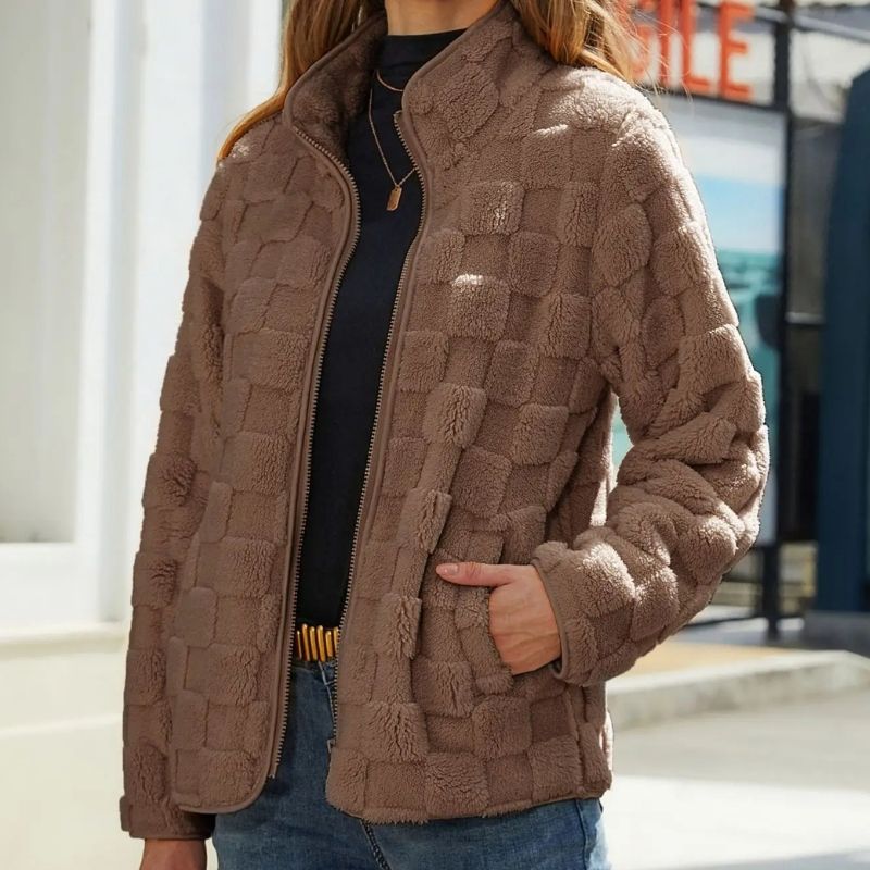 Checkered Padded Jacket
