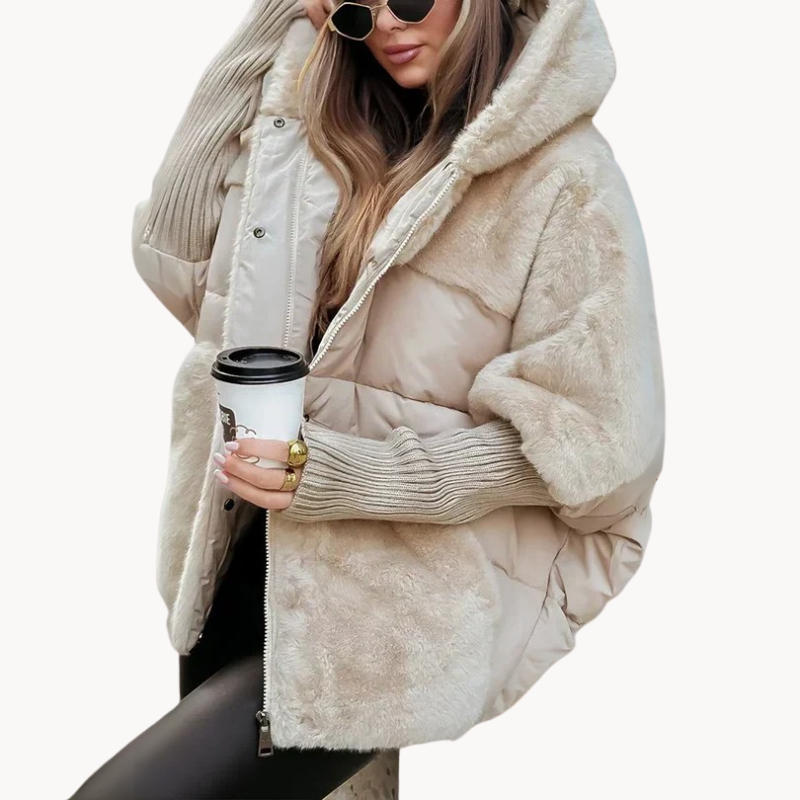 Padded Faux Fur Jacket