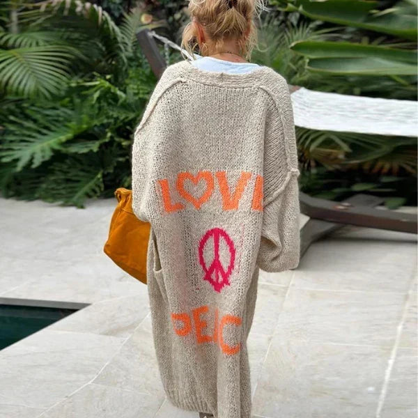 Soft Draped Knit Cardigan