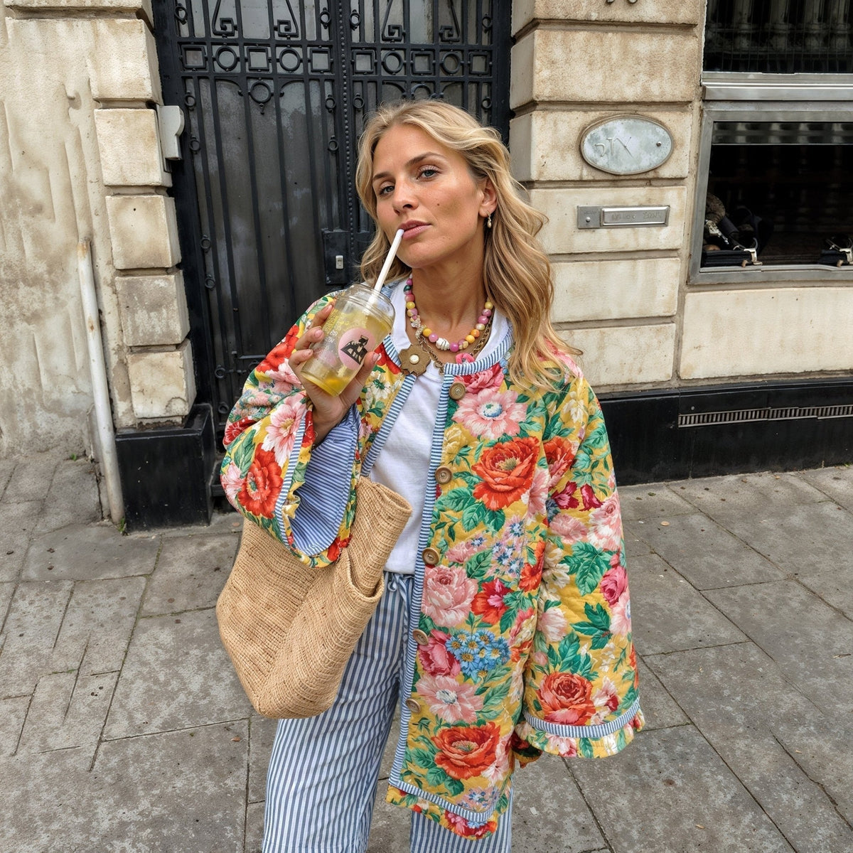 Single-Breasted Button Blazer